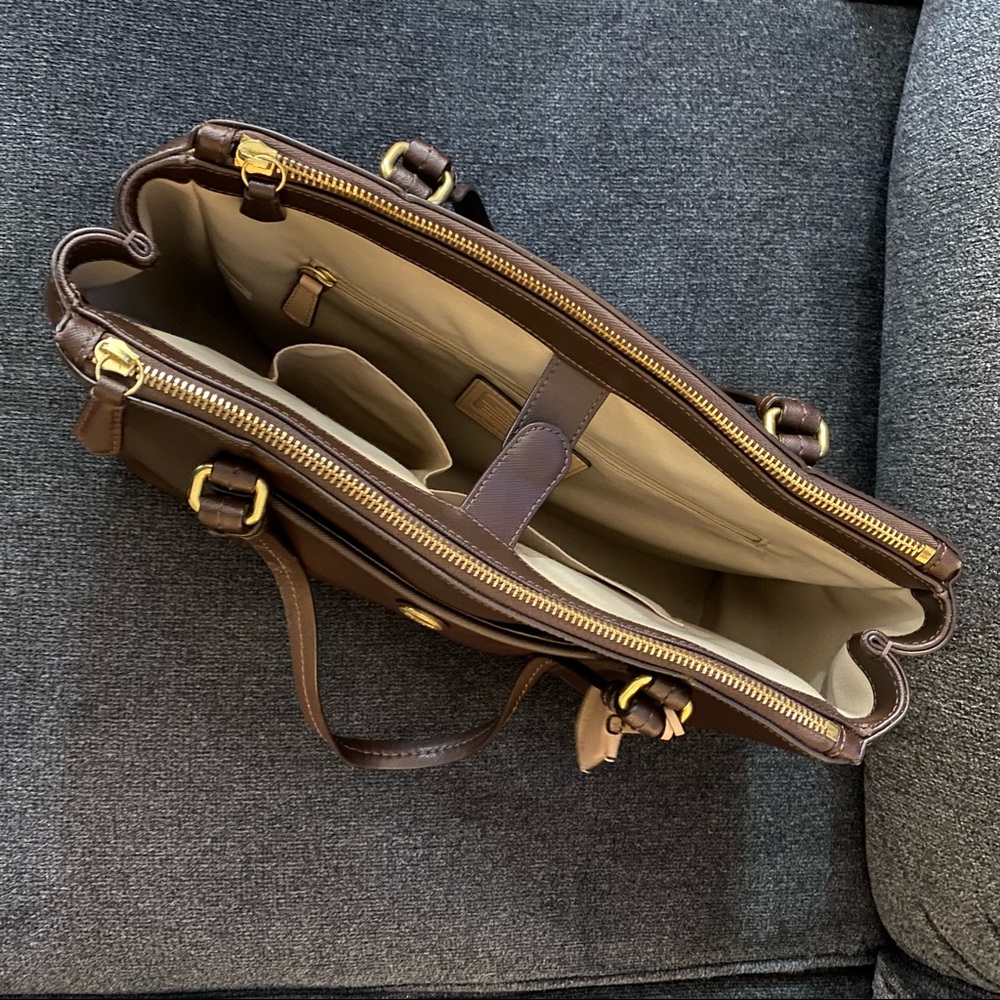 Coach Purse Tote - Brown - Picture 5 of 16